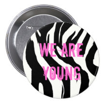 We Are Young Pinback Buttons