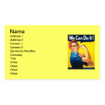 We Can Do It Business Card