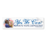 We Can Do It Donkey Bumper Sticker 
