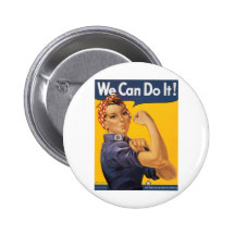 We Can Do It! Pinback Button