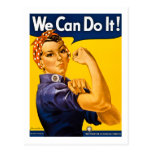 We Can Do It! Rosie the Riveter Vintage WW2 Post Cards