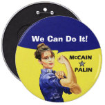 We Can Do It! Sarah Palin For Vice President Buttons