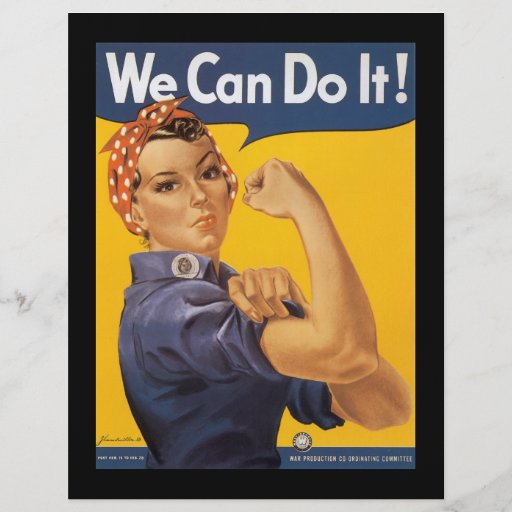 We Can Do It World War 2 Personalized Flyer