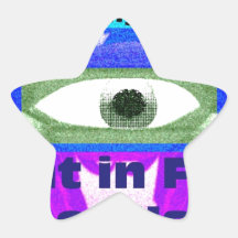 we can only focus on the things right in front star sticker