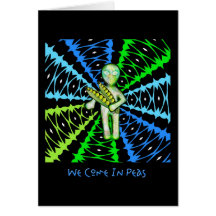 We Come In Peas ... Pass The Mashed Potatoes! Greeting Card
