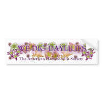 We Dig Daylilies Logo Bumper Stickers