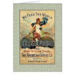 We Feed The World Grain Advertising Cards