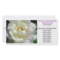 We Fell in Love See You at the Wedding Cards Custom Photo Card