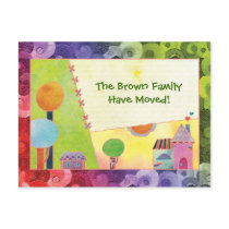 We Have A New Home Announcements Moving Postcards