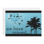 we have moved announcement : sunscene invitations