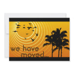 we have moved announcement : sunscene invitations