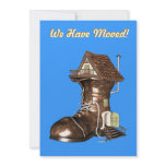 we have moved card anouncement card invitations
