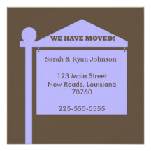 We Have Moved Personalized Announcement