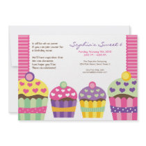 We "Heart" Cupcakes Invitation