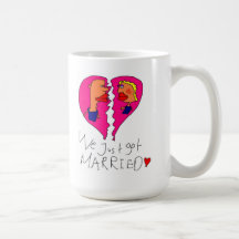 We just got maried! - Cup Mugs