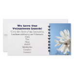 We Love Our VOLUNTEERS Lunch Invitations Thanks Photo Card Template