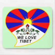 We love Tibet マウスパッド