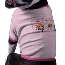 WE LOVE USA Japanese Girls Pet Clothing ワンちゃんシャツ