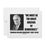 We Must Be The Great Arsenal Of Democracy Personalized Invitation