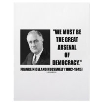 We Must Be The Great Arsenal Of Democracy Custom Letterhead