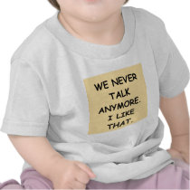 we never talk