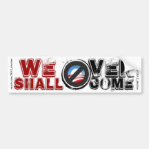 We Shall Overcome Bumper Sticker