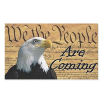 We the people are coming! sticker