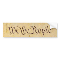 We The People Bumper Sticker