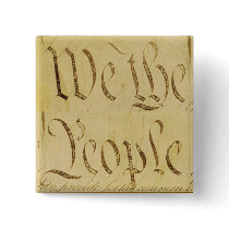 We The People Pinback Button
