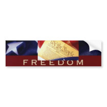we the people constitution Bumber Sticker Bumper Sticker