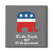 We the people not we the government refrigerator magnets