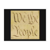 We The People Postcard