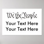 We the People Poster posters