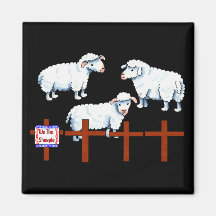 We The Sheeple Refrigerator Magnets