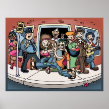 We Truck In Peace Poster