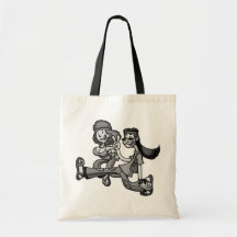 We Truck In Peace Tote Bags