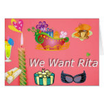 We Want Rita Card