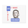 We Want We Need Postcard