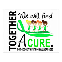 We Will Find A Cure Non-Hodgkin's Lymphoma Post Cards