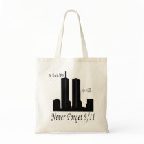 We Will Never Forget 9/11 Tote Bags