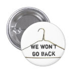 We won't go back button