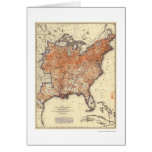 Wealth Distribution USA 1872 Greeting Cards