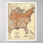 Wealth Distribution USA 1872 Poster