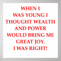 wealth power and happiness posters