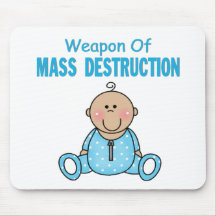 Weapon of Mass Descruction Boy Mouse Pad