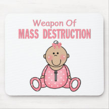 Weapon of Mass Destruction Girl Mousepad