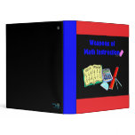 Weapons of Math Instruction binders