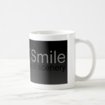 Wear a smile change of scenery coffee mug