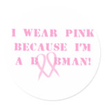 Wear pink BOOBMAN stickers
