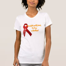 Wearing Red until my Hero comes Home-Fiance Tshirts